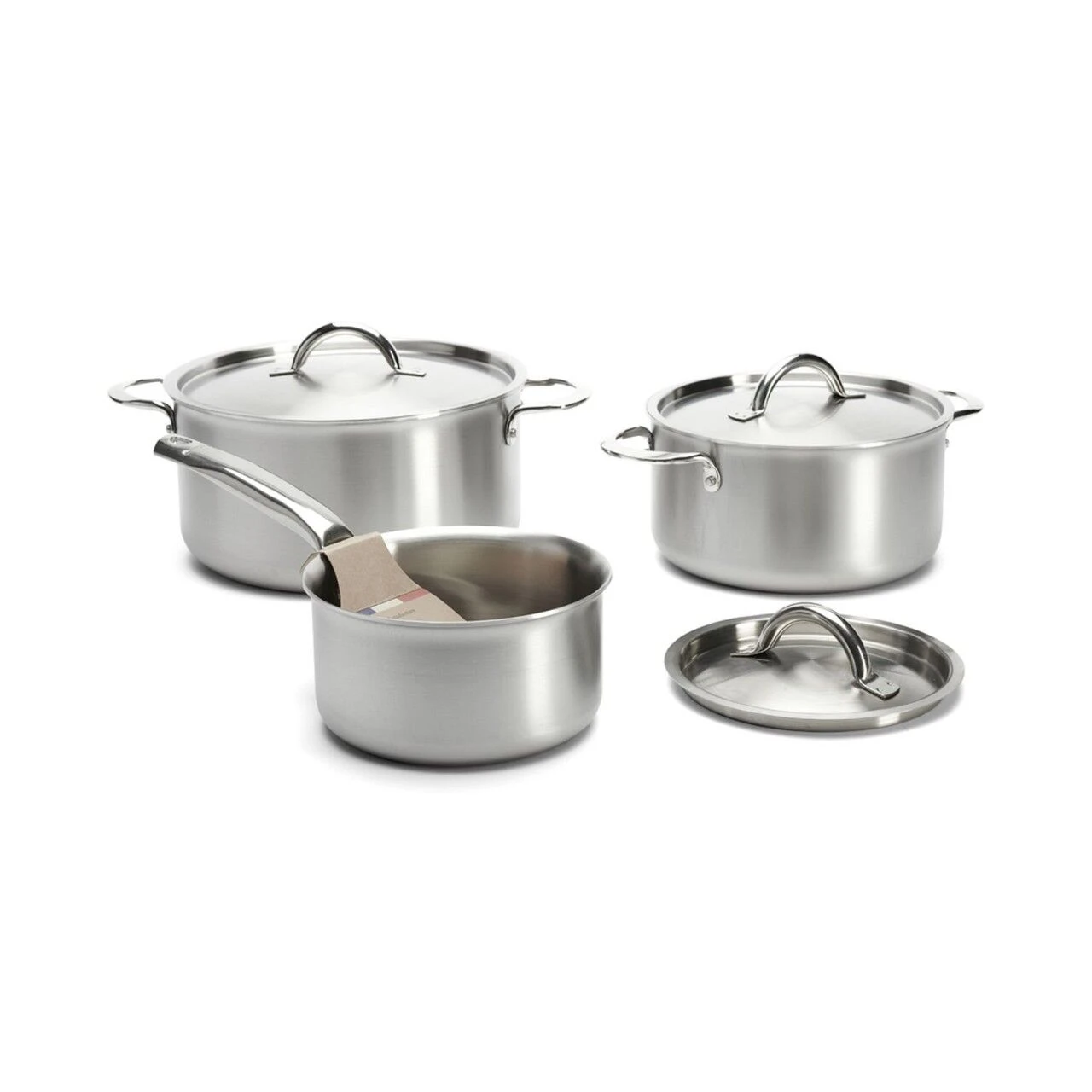 De Buyer Alchimy 3-ply Stainless Steel Cookware Set 3 De Buyer Alchimy 3-ply Stainless Steel Cookware Set