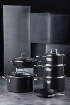 Le Creuset Toughened Nonstick 3-piece Saucepan Set -Robens Sales Store 51111240010502 51803000010002 51107240010502 LS00002 1280x1280