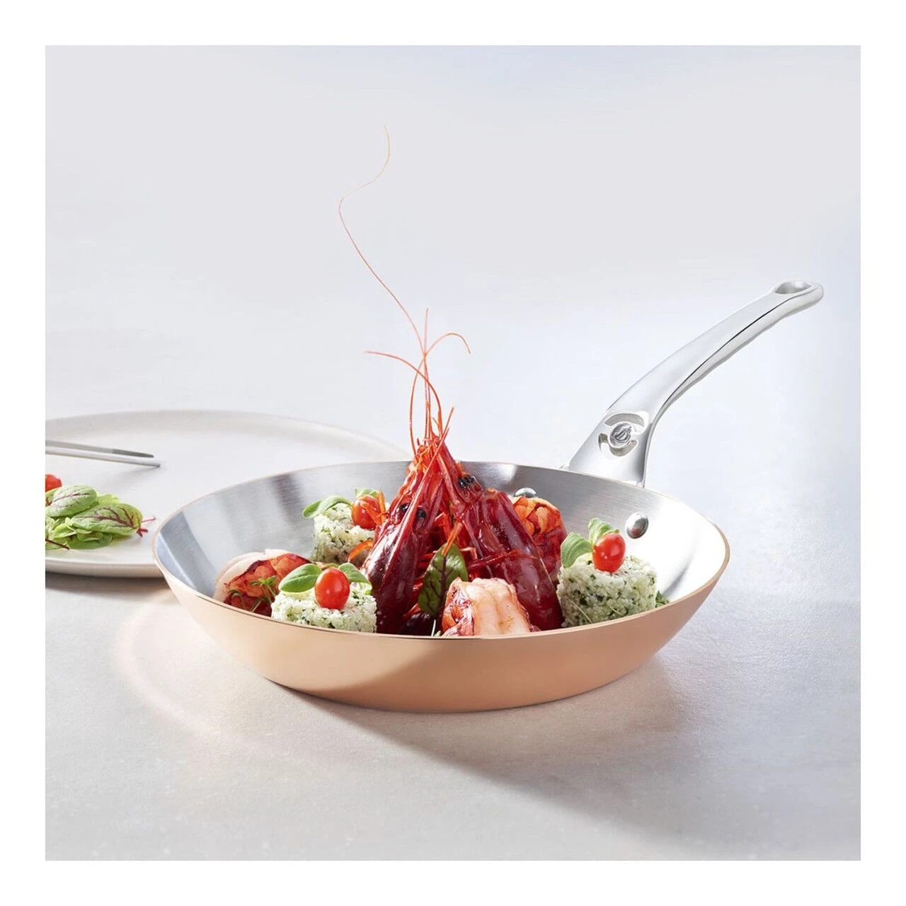 De Buyer Inocuivre Copper Fry Pan 4 De Buyer Inocuivre Copper Fry Pan - Image 2