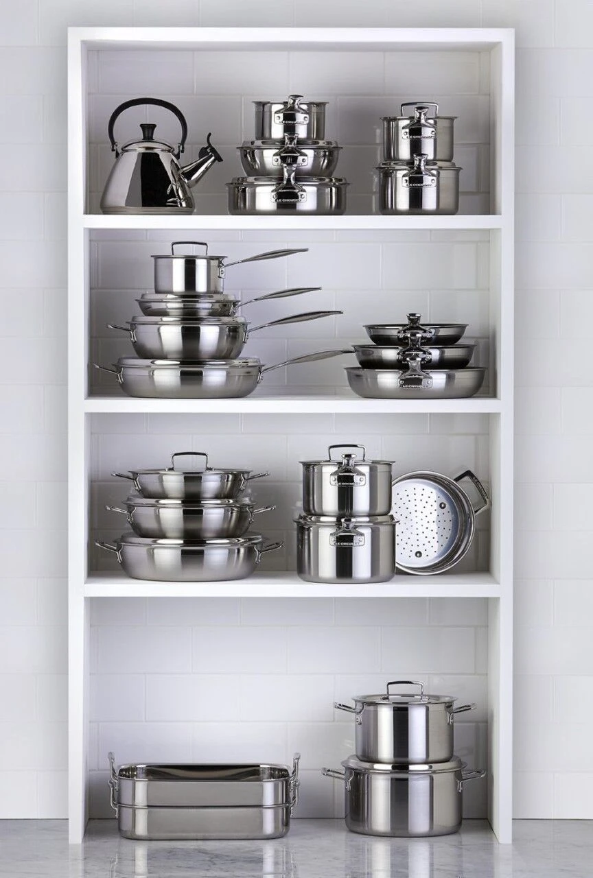 Le Creuset Classic Stainless Steel Rondeau Pan - Image 13