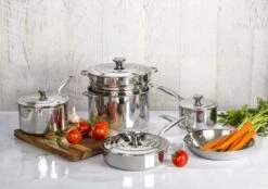 Le Creuset Stainless Steel Pasta Pot With Colander Insert -Robens Sales Store 96600624000000 96600916000000 96600918000000 96600226000100 96604926000000 LS00001 1280x1280
