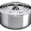 Le Creuset Stainless Steel Stockpot With Lid